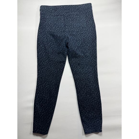 Spanx Women's Pull On Skinny Stretch Leopard Print Jeggings - Size XL (34x27.5) - Picture 2 of 4